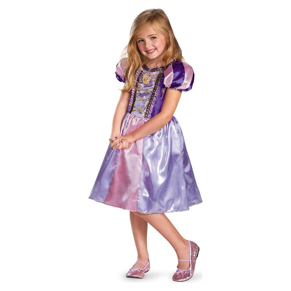 Disfraz Clásico de Rapunzel Disney para Niñas 7-8 Años