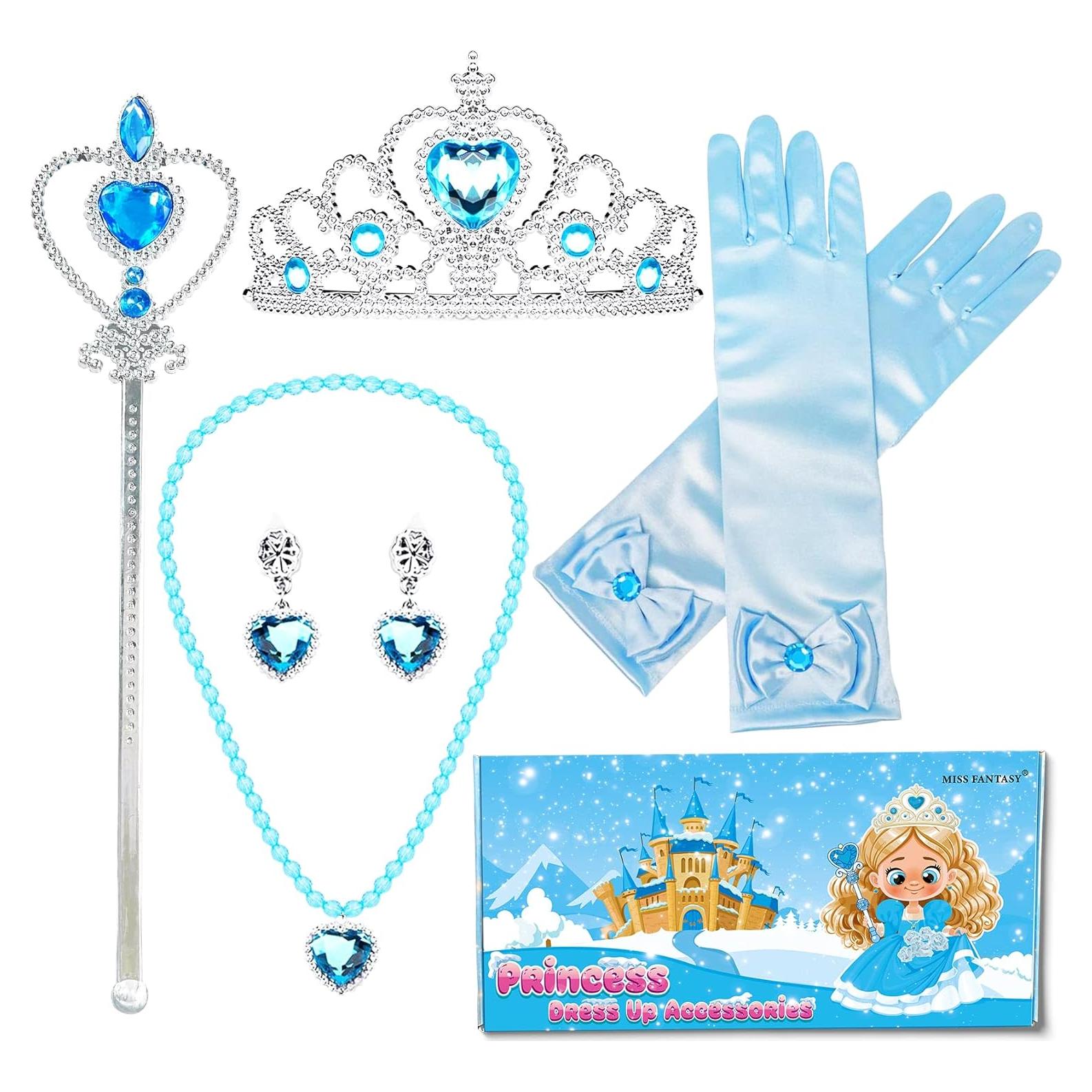 Conjunto de Accesorios de Princesa Elsa - 6 Piezas en Caja