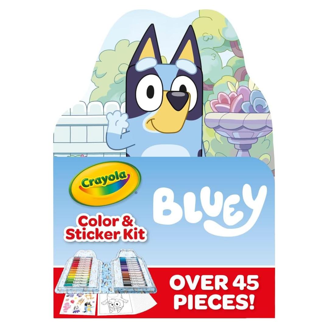 Kit de Arte Crayola Bluey 45 Piezas para Niños