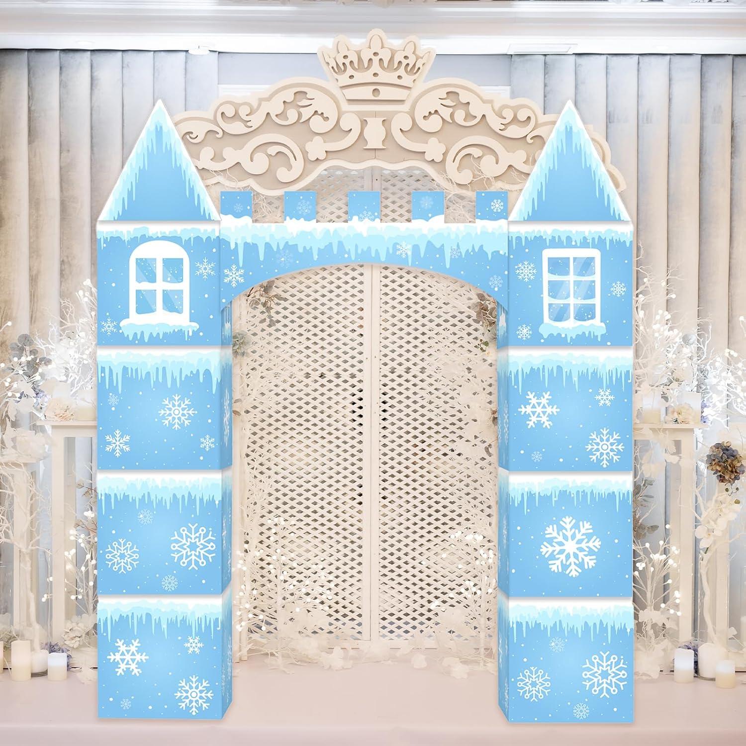 Cajas de Cartón Castillo de Hielo CIXICM 30x30cm 8 Piezas