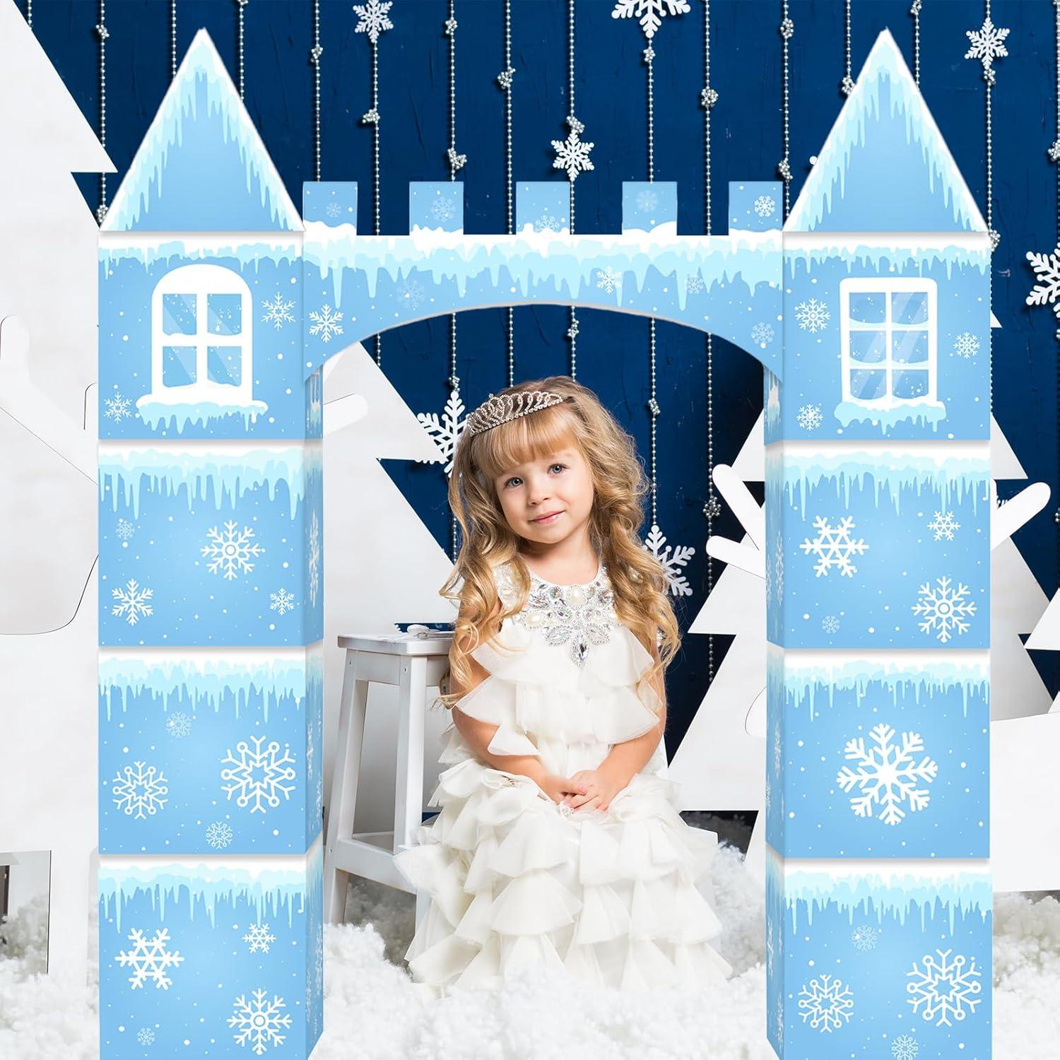 Cajas de Cartón Castillo de Hielo CIXICM 30x30cm 8 Piezas