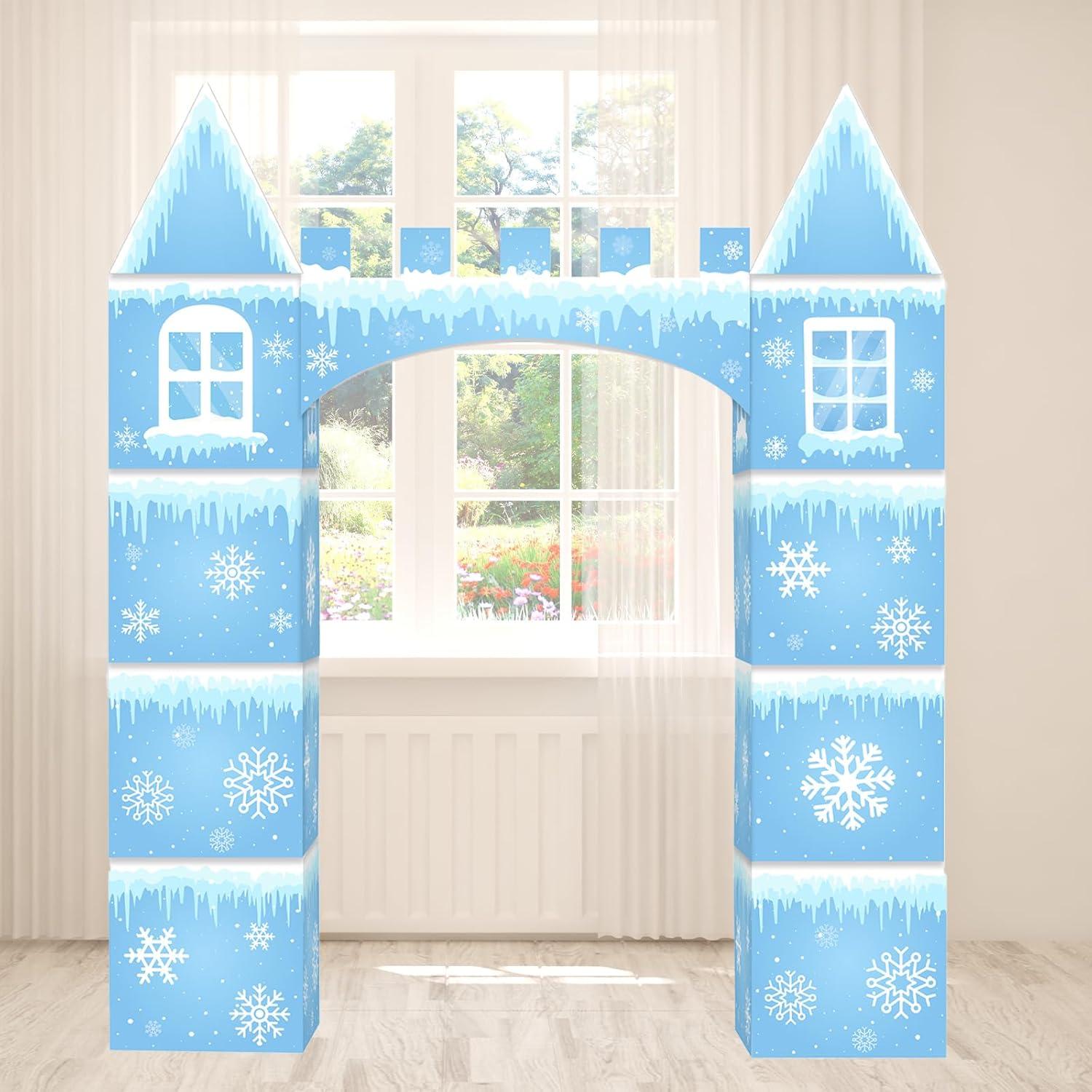 Cajas de Cartón Castillo de Hielo CIXICM 30x30cm 8 Piezas