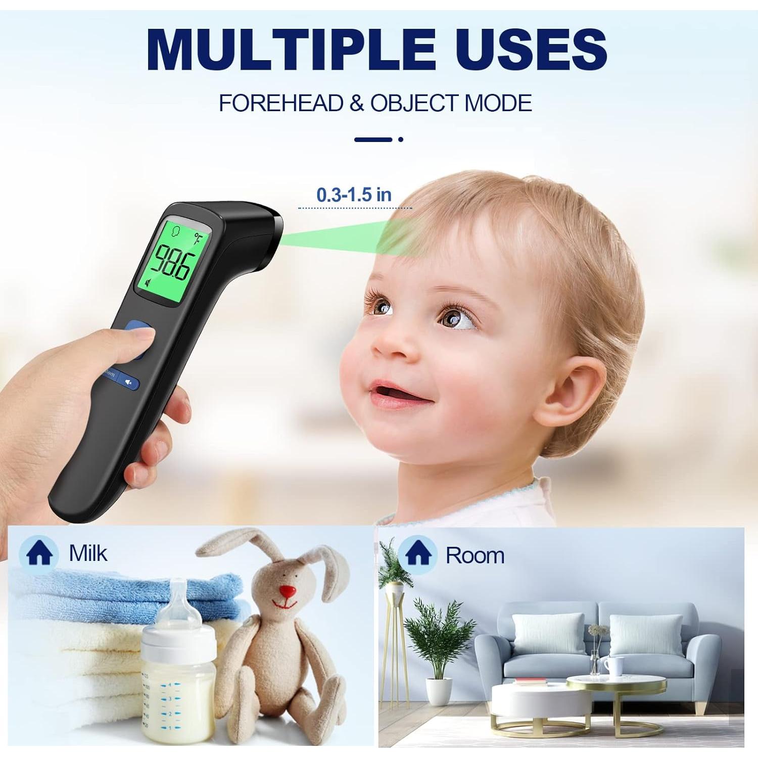 Termómetro Digital Sin Contacto Goodbaby FC-202 Negro 2 en 1