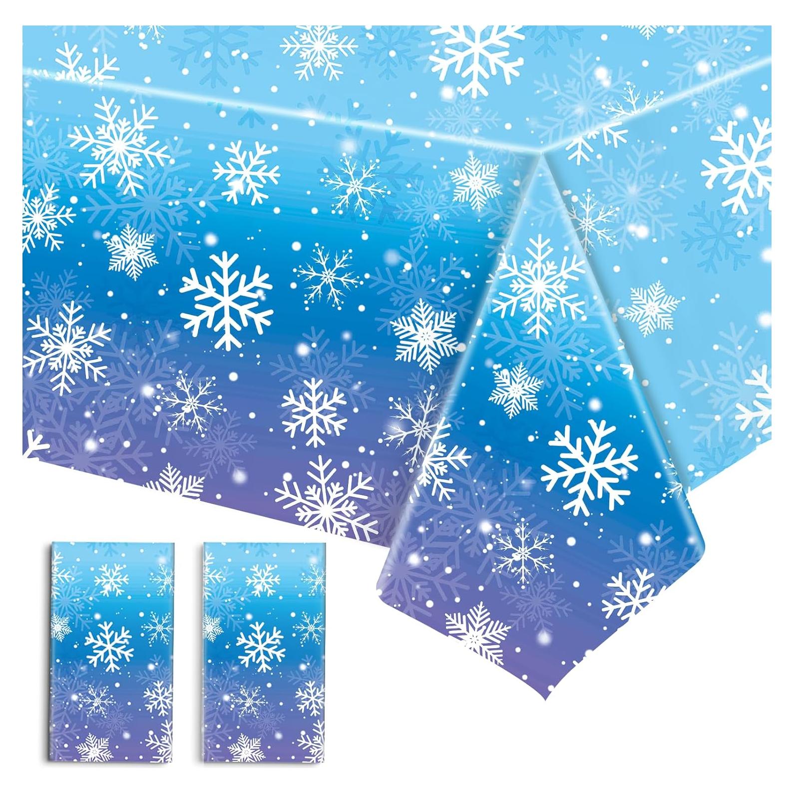 Manteles Desechables de Plástico Babudeer - 2 Piezas 137x274 cm