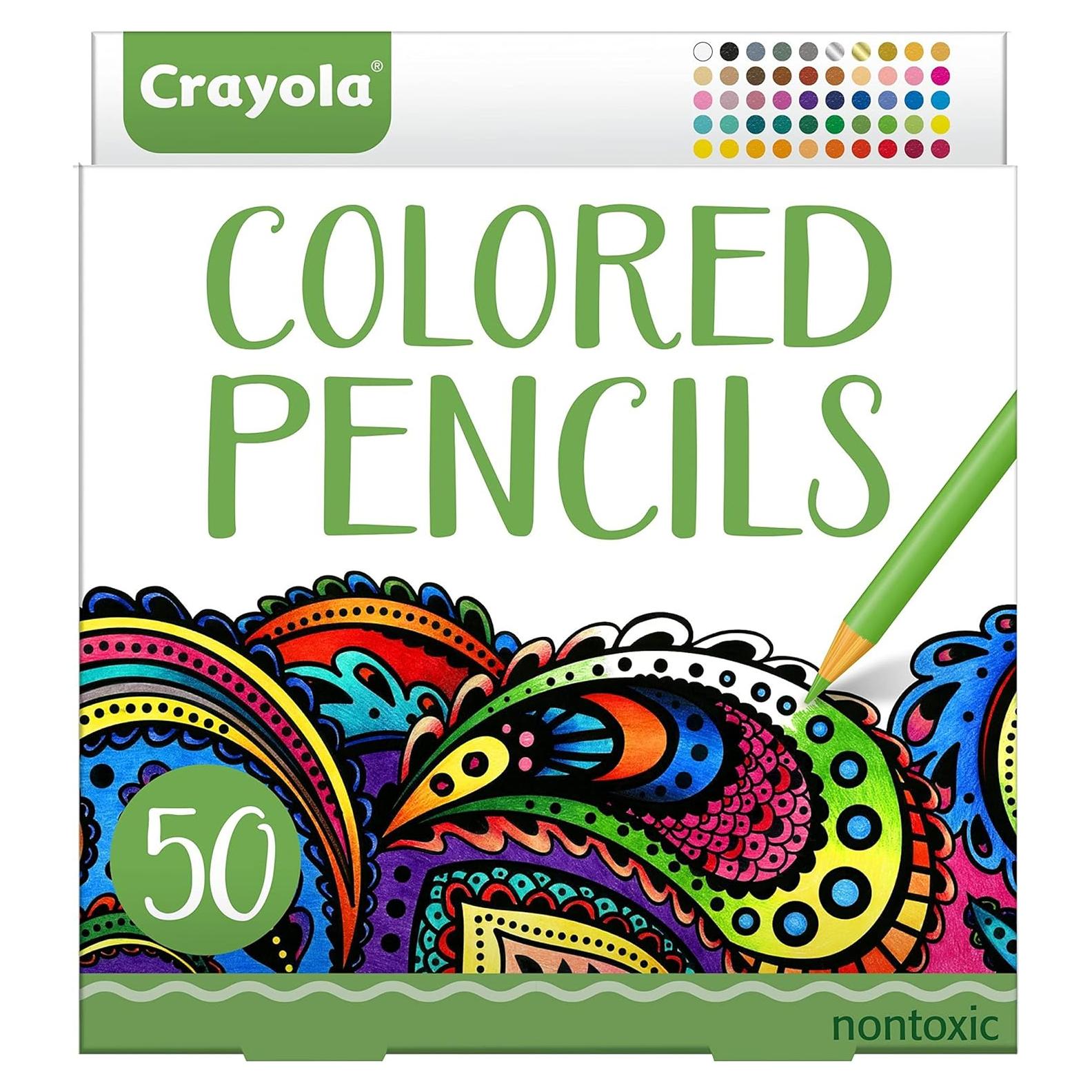 Lápices de Colores Crayola 50 Colores para Adultos