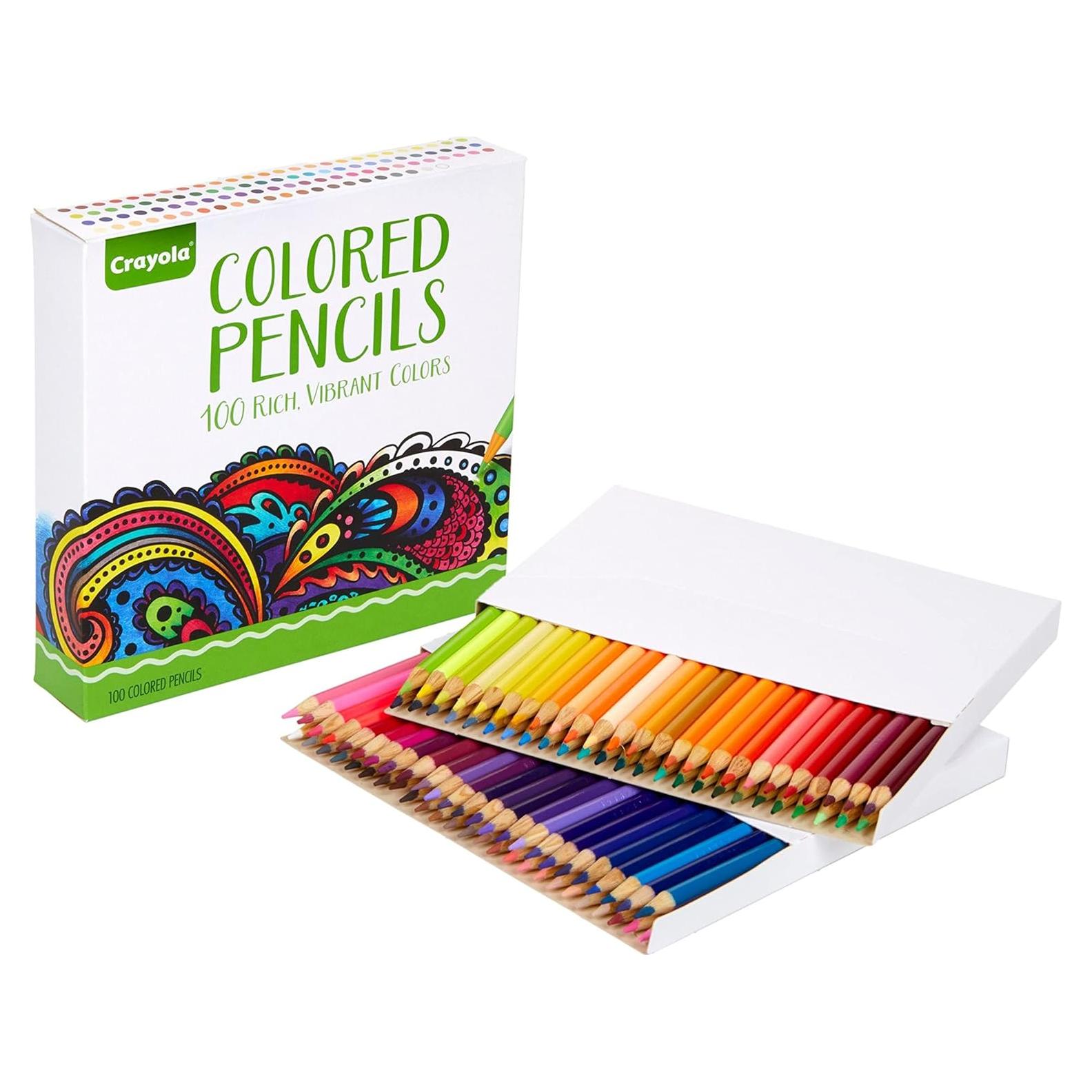 Lápices de Colores Crayola 100 Unidades Premium para Adultos