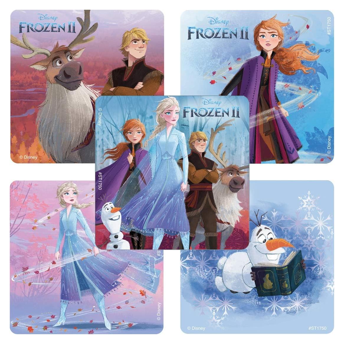 Pegatinas Frozen II SmileMakers - 100 unidades hipoalergénicas
