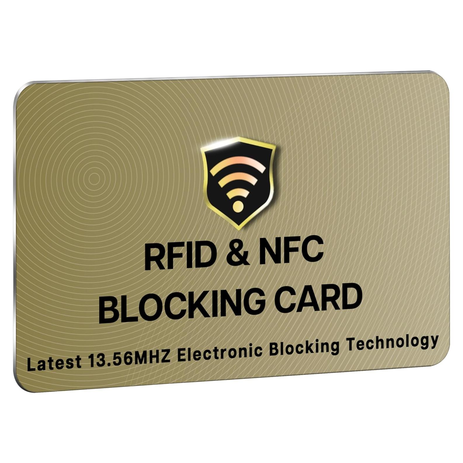 Tarjeta de Bloqueo RFID SaiTech IT - Protección Dorada