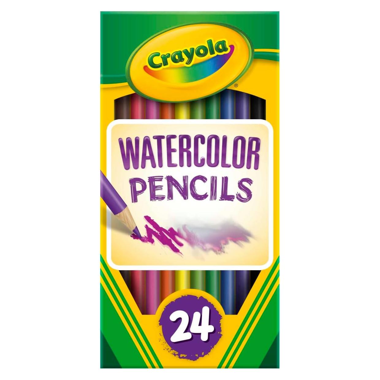 Lápices de Acuarela Crayola 24 Colores Preafilados