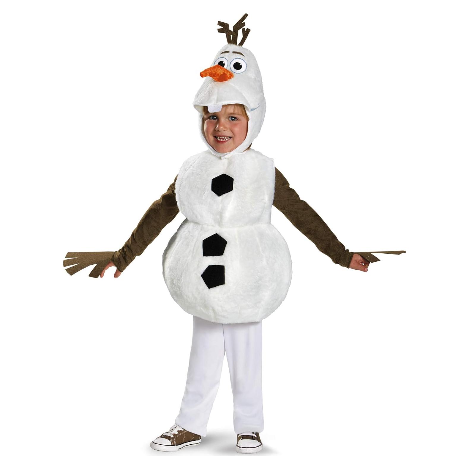Disfraz de Olaf de Frozen para niño M (3T-4T)