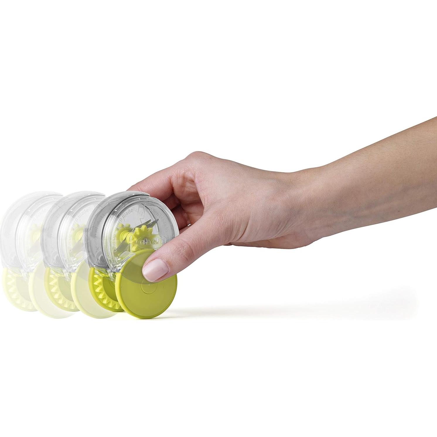 Picador de Ajo Chef'n GarlicZoom Verde - Compacto y Eficaz