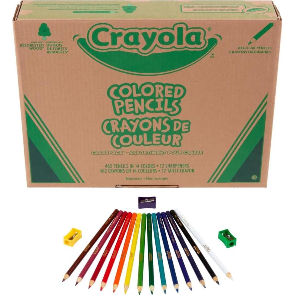 Lápices de Colores Crayola 462 unidades 14 colores asortidos