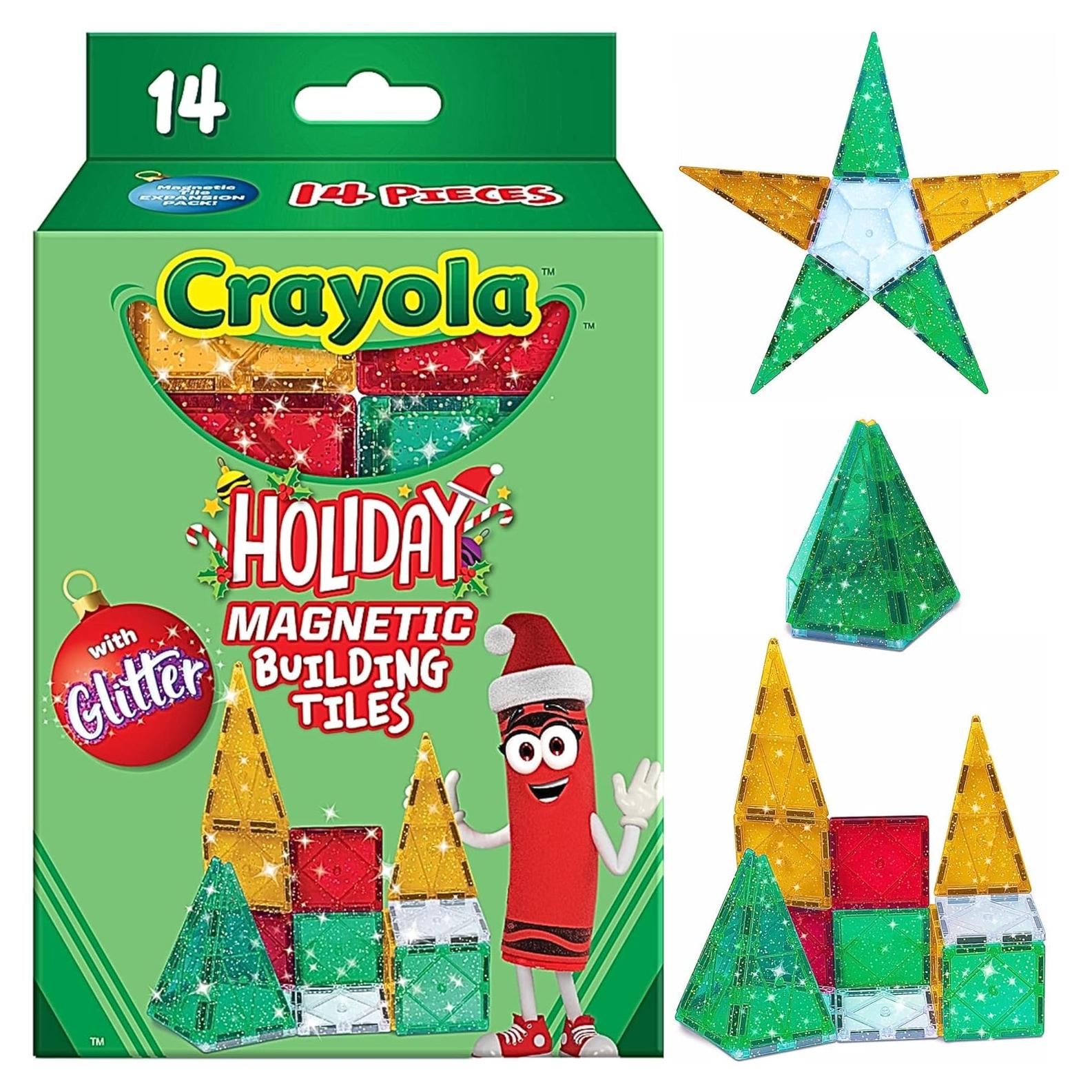 Azulejos Magnéticos Crayola Brillo Navideño, Set 14 Piezas