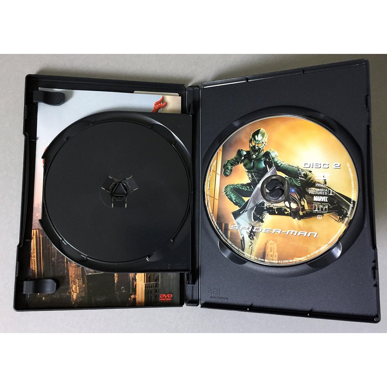 Spider-Man DVD Edición Especial Pantalla Ancha Sony 2 Discos