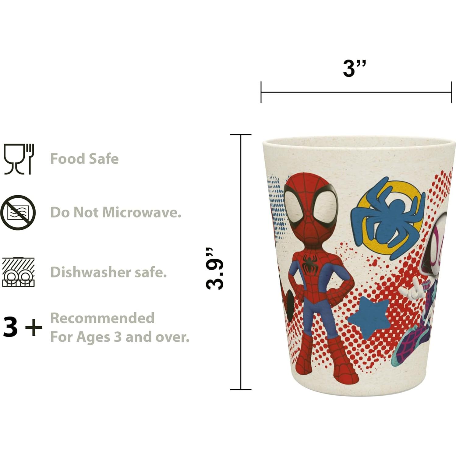 Juego de vajilla infantil Zak Designs Spider-Man 3 piezas