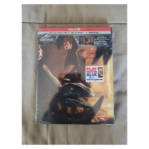 Jurassic World: Reino Caído 4K Blu-Ray con Libro Exclusivo