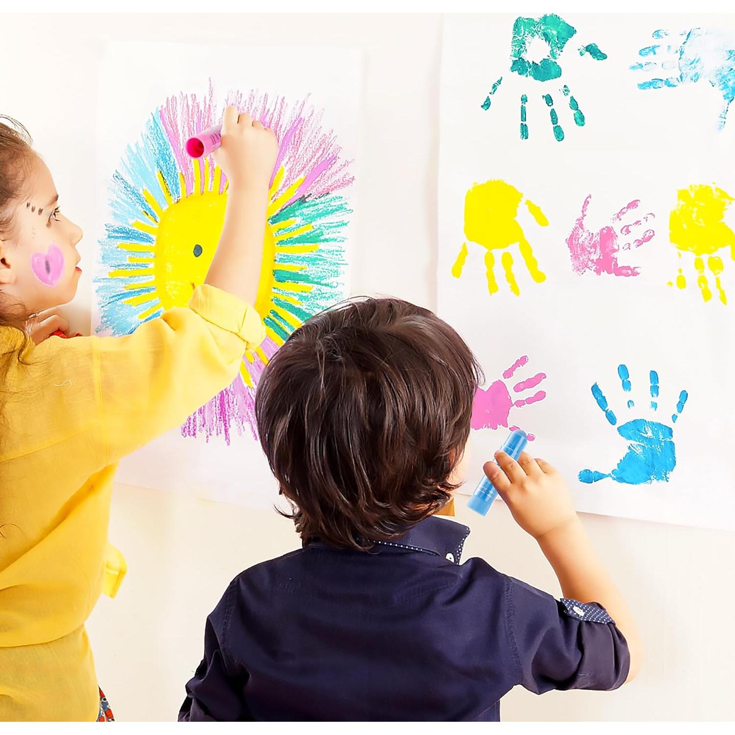 Palitos de Pintura Tempera Shuttle Art 32 Colores No Tóxicos