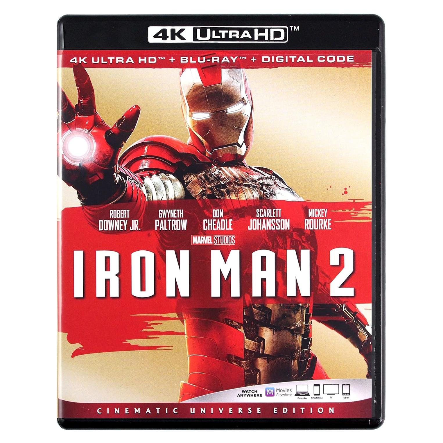 Película Iron Man 2 4K UHD - Sony Pictures - 2 Discos