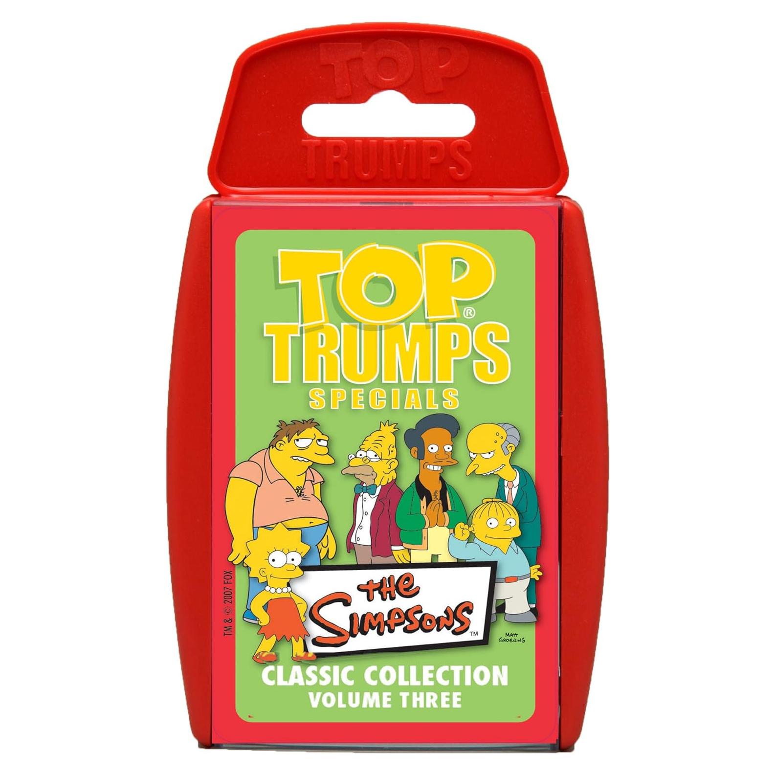Juego de Cartas Top Trumps Los Simpsons Vol. 3 - BuyBocceBalls