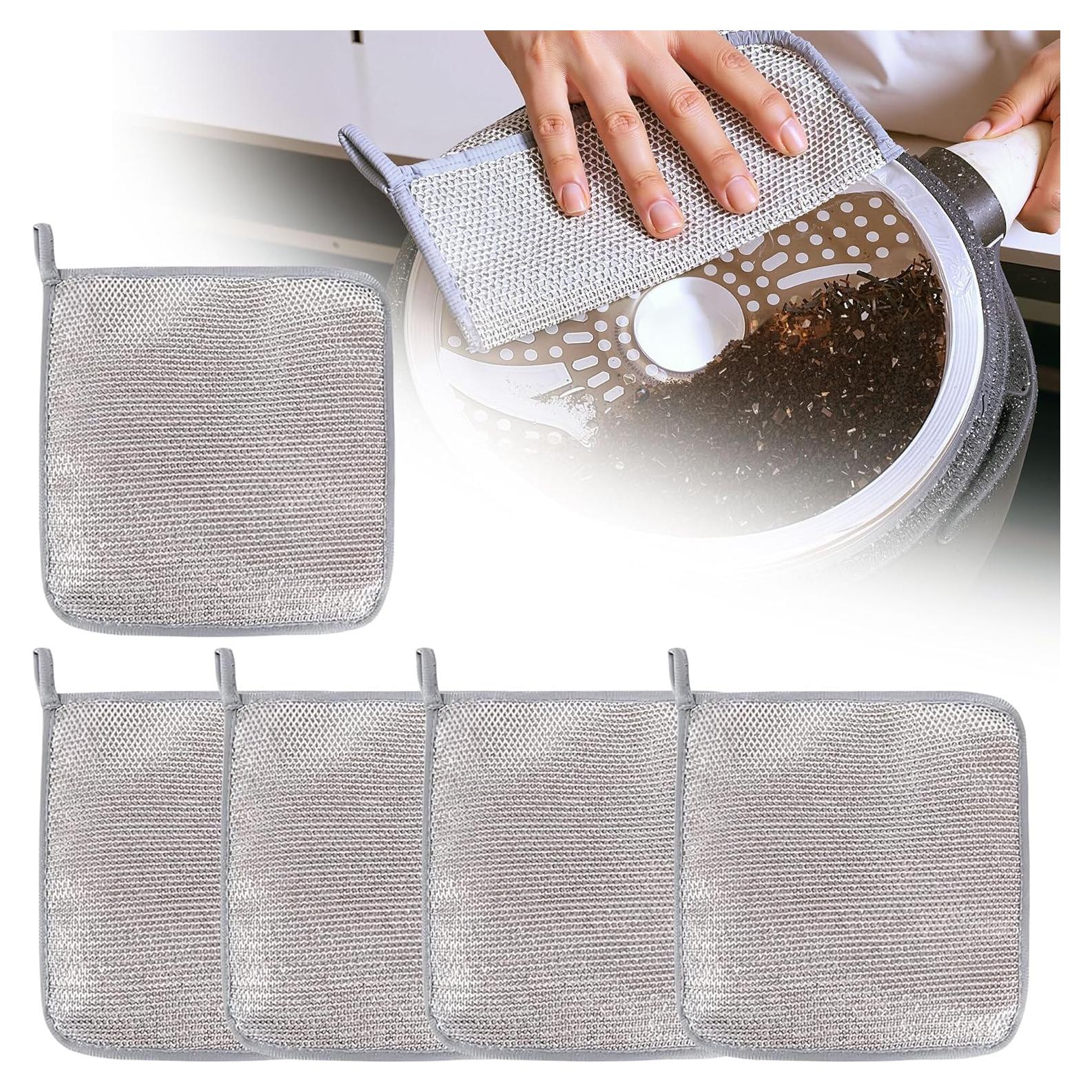 Trapos de Lavado de Platos de Alambre Genérico 20x20 cm - 5 Piezas