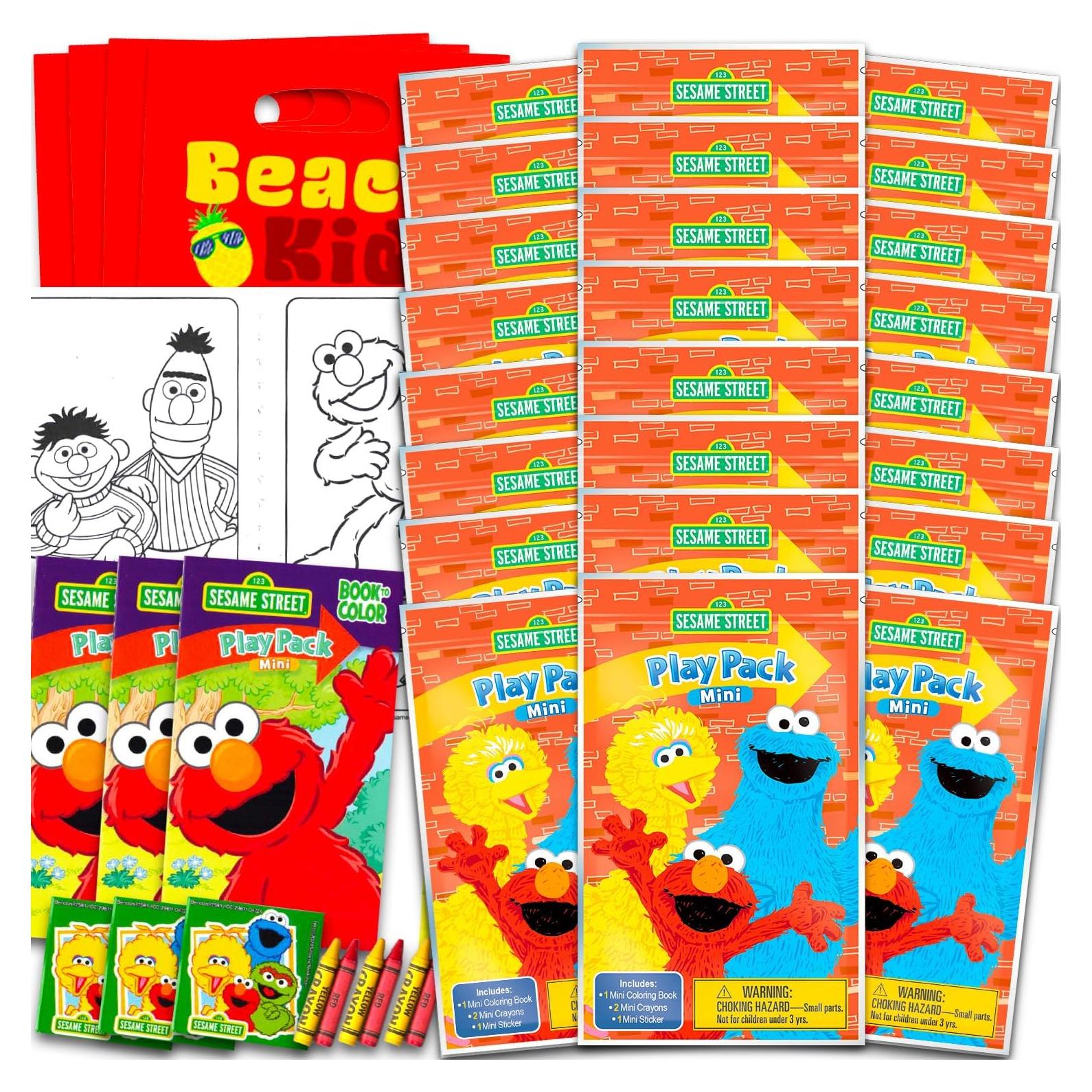 Conjunto de Favoritos de Fiesta Plaza Sésamo 24 Mini Paquetes