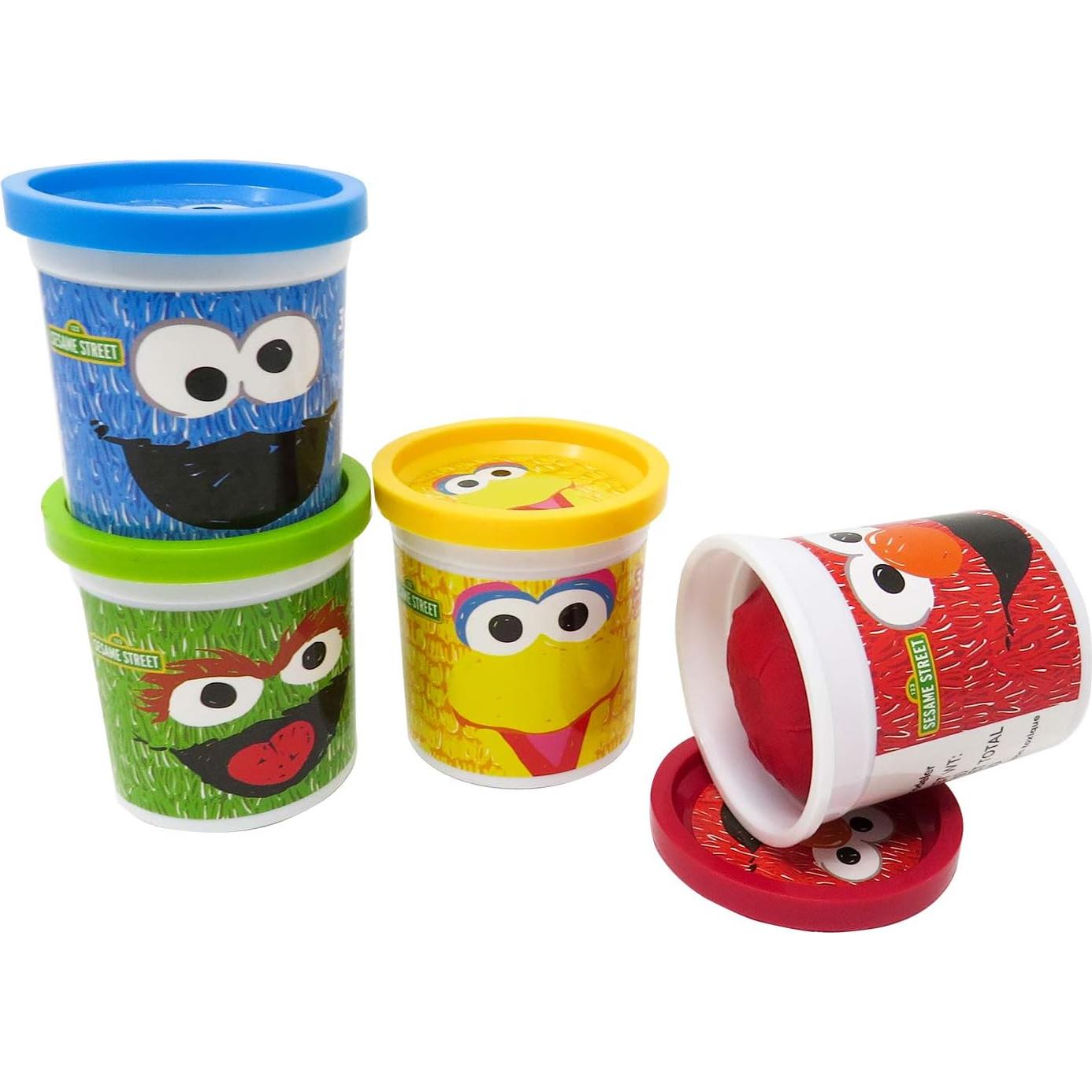 Masilla de Modelado Plaza Sésamo Leap Year - 4 Latas 113g Colores Vivos