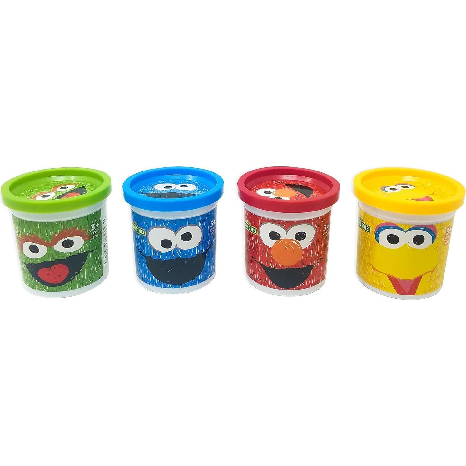 Masilla de Modelado Plaza Sésamo Leap Year - 4 Latas 113g Colores Vivos