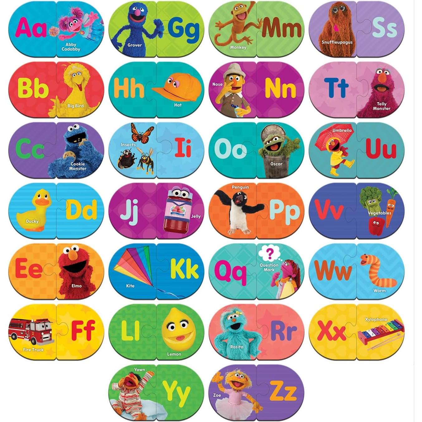 Rompecabezas Alfabeto Plaza Sésamo - 3 años en adelante