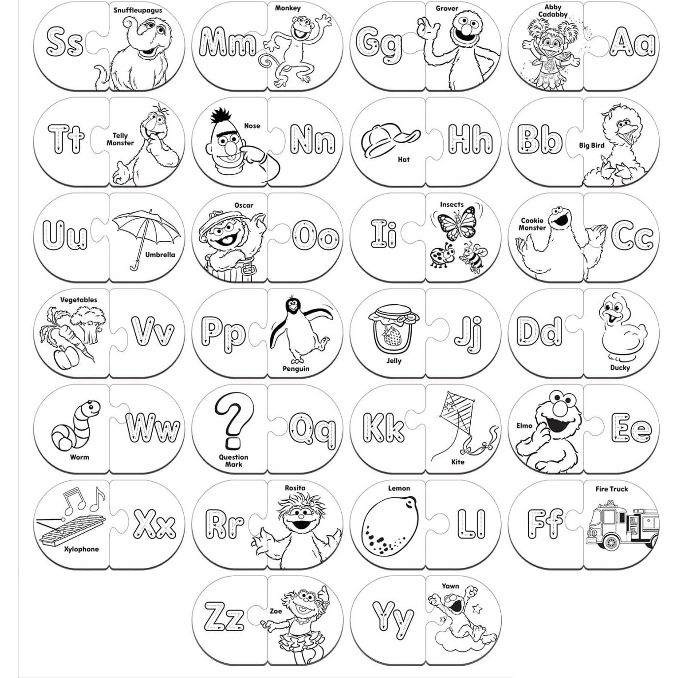 Rompecabezas Alfabeto Plaza Sésamo - 3 años en adelante