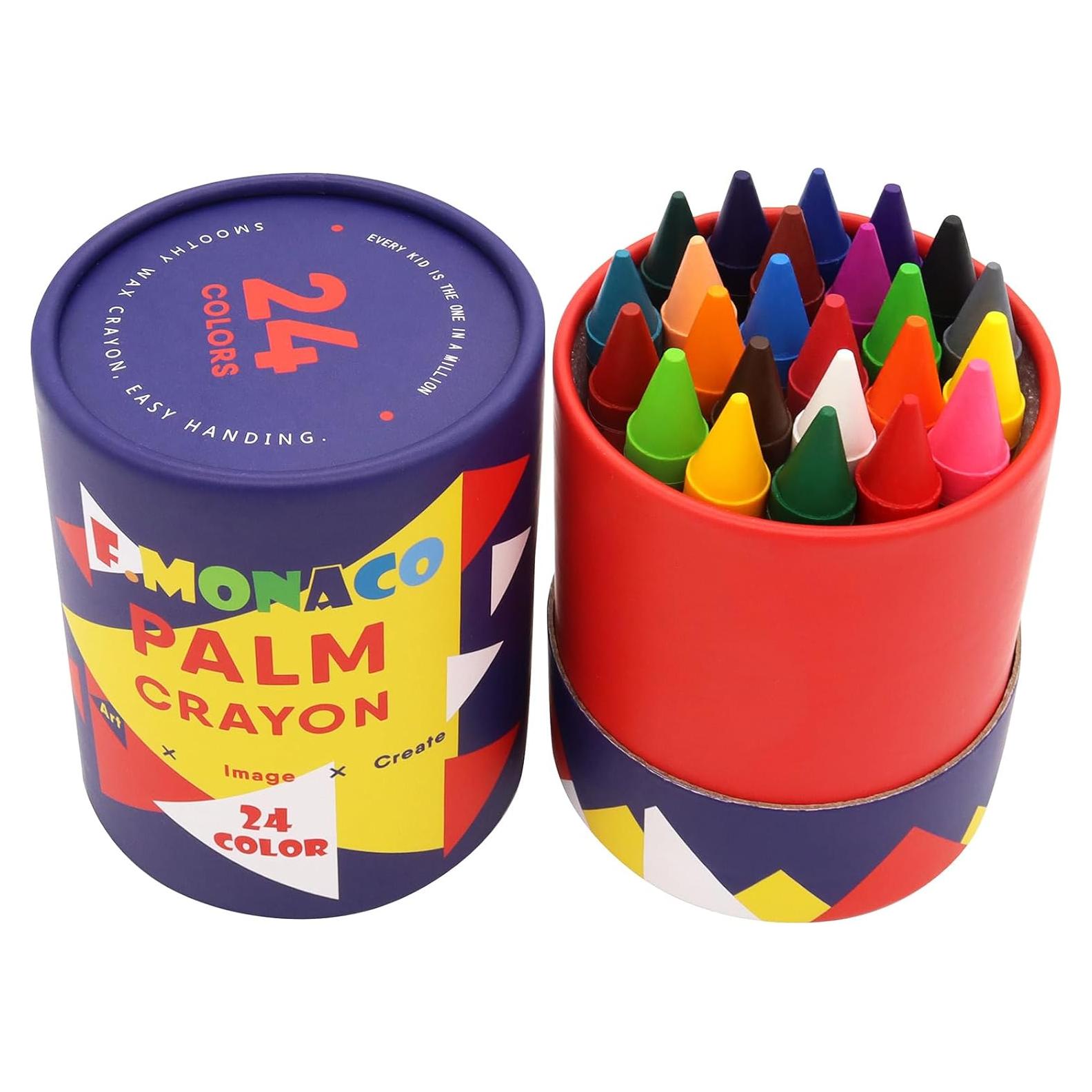 Crayones Jumbo Lebze 24 Colores No Tóxicos para Niños