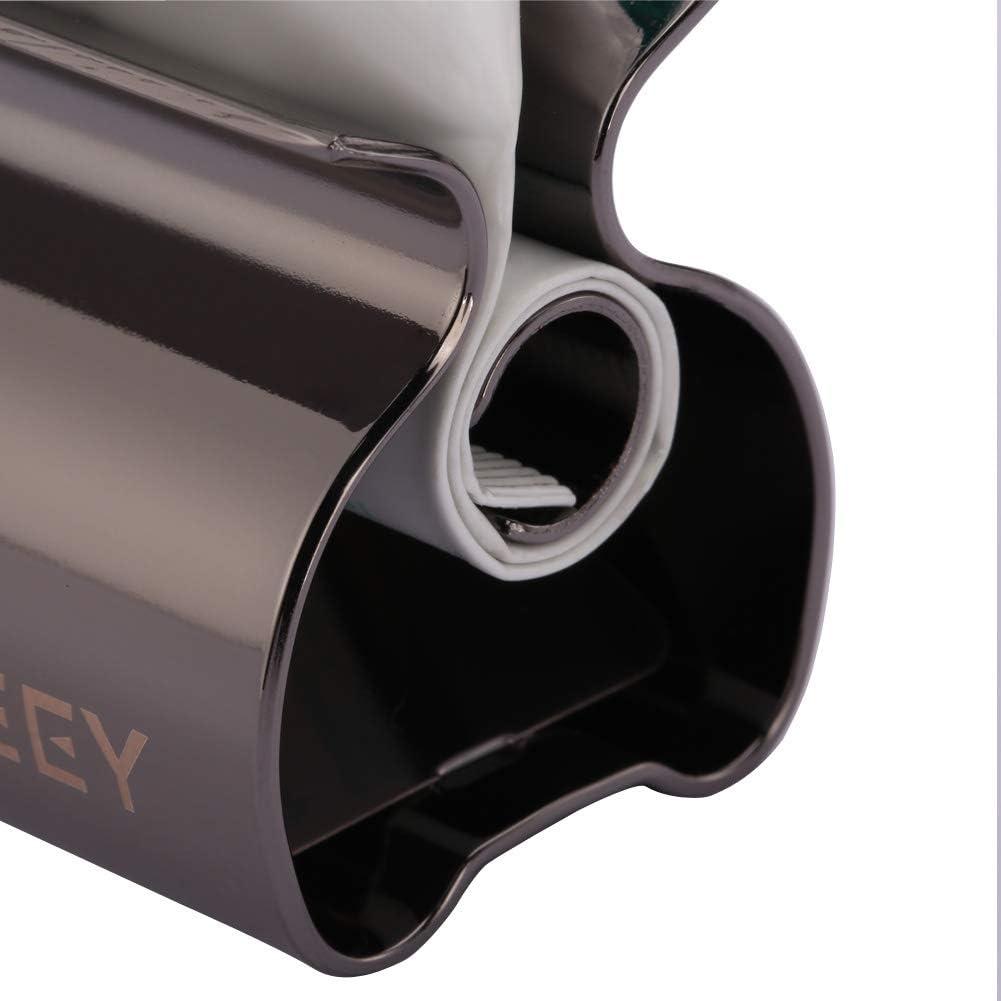 Exprimidor de Tubos de Pasta de Dientes XYKEEY - Juego de 2 Soportes de Metal