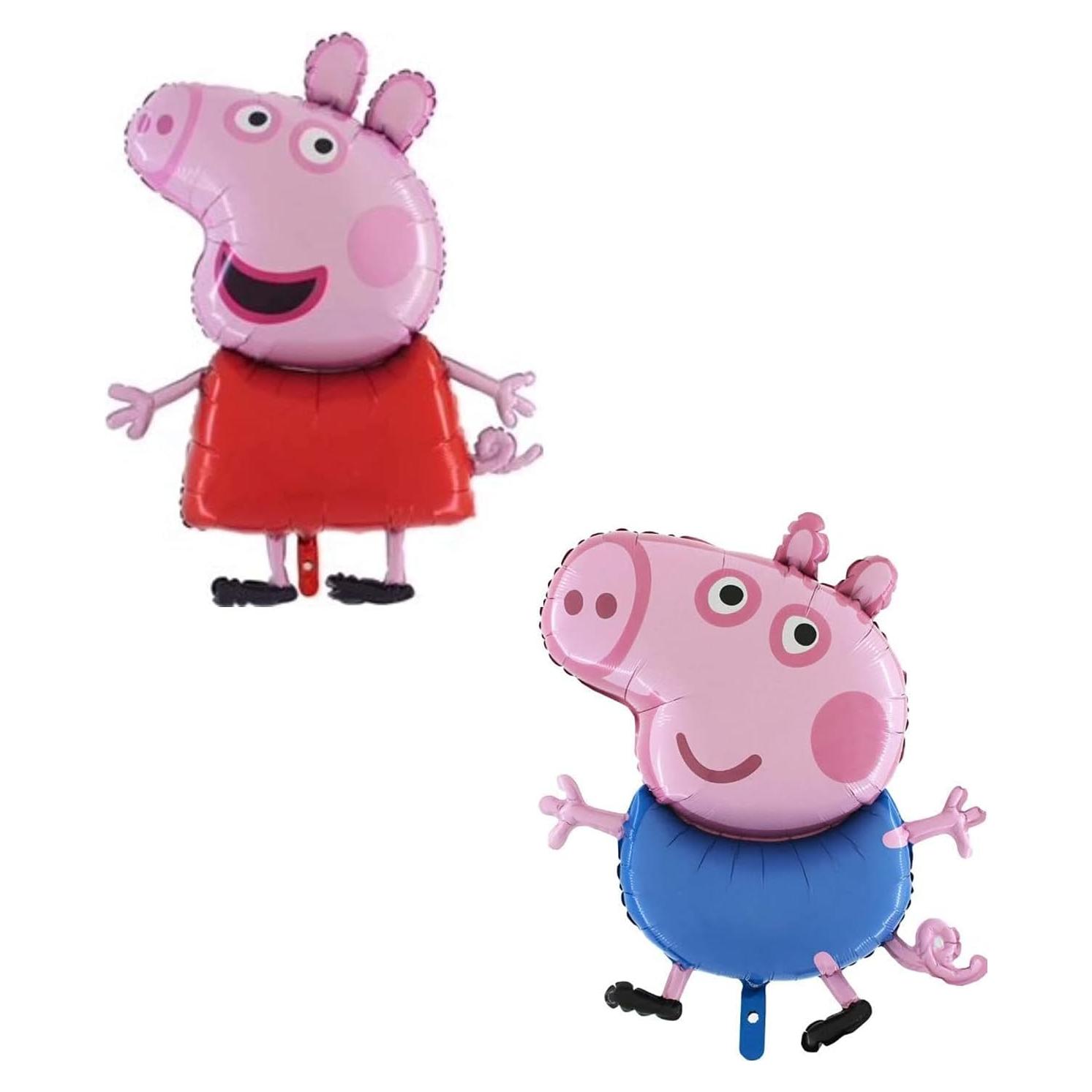 Paquete de 2 Globos Gigantes Peppa y George 93.98 cm