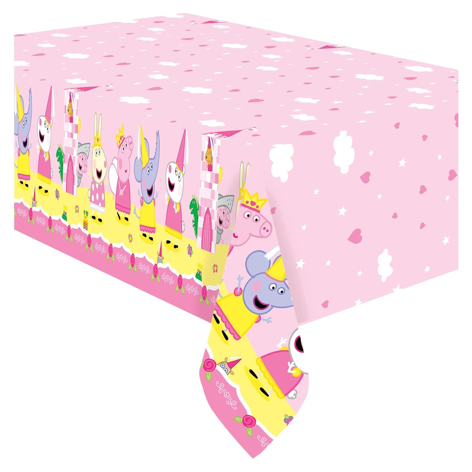 Manteles de Cumpleaños Peppa Pig - Paquete de 2 - 137x274cm