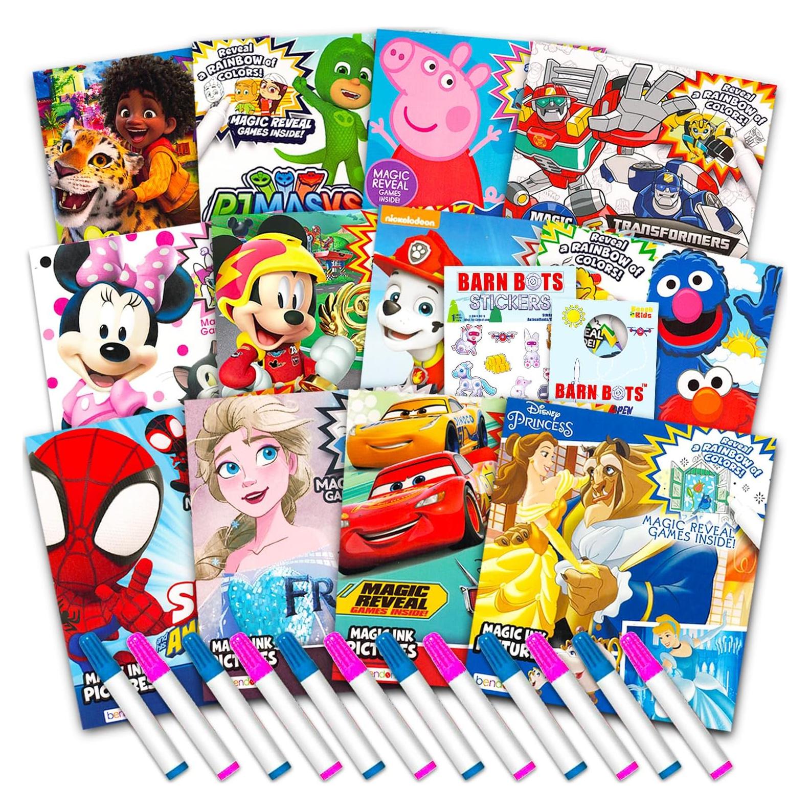 Set de 12 Libros de Colorear Imagine Ink para Niños - Sin Desorden