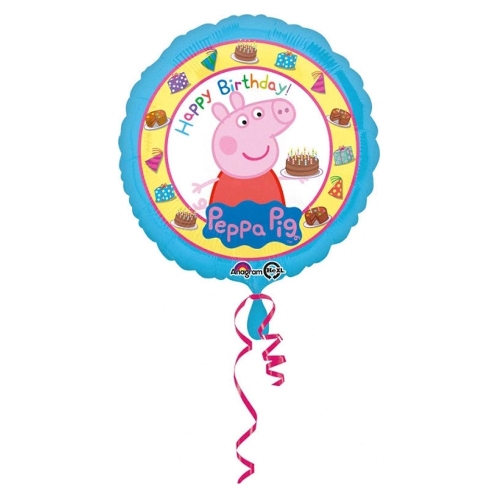 Globo de Cumpleaños Peppa Pig Amscan 40 cm Mylar