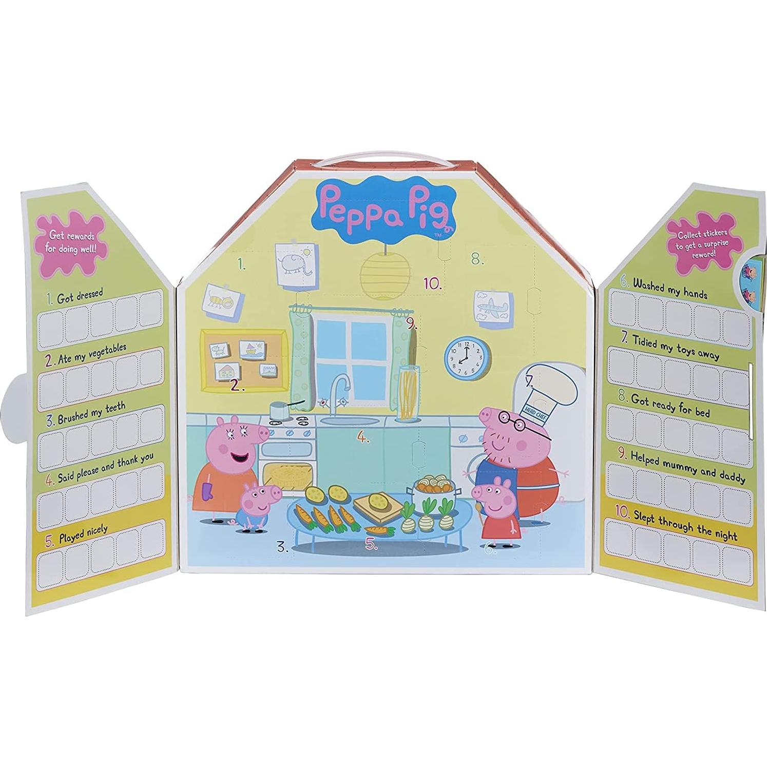 Tabla de Recompensas Peppa Pig 07524 con Figuras y Accesorios