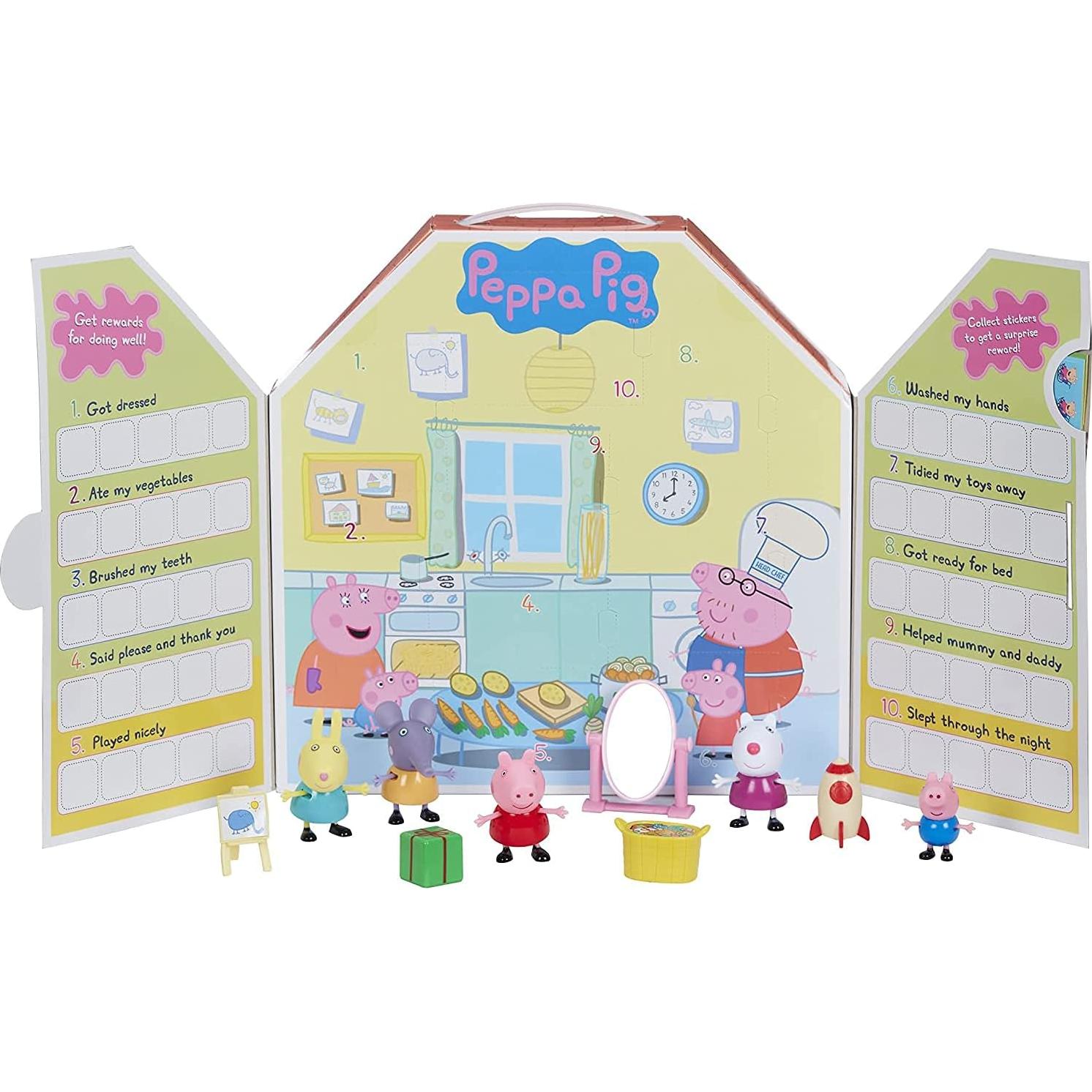 Tabla de Recompensas Peppa Pig 07524 con Figuras y Accesorios