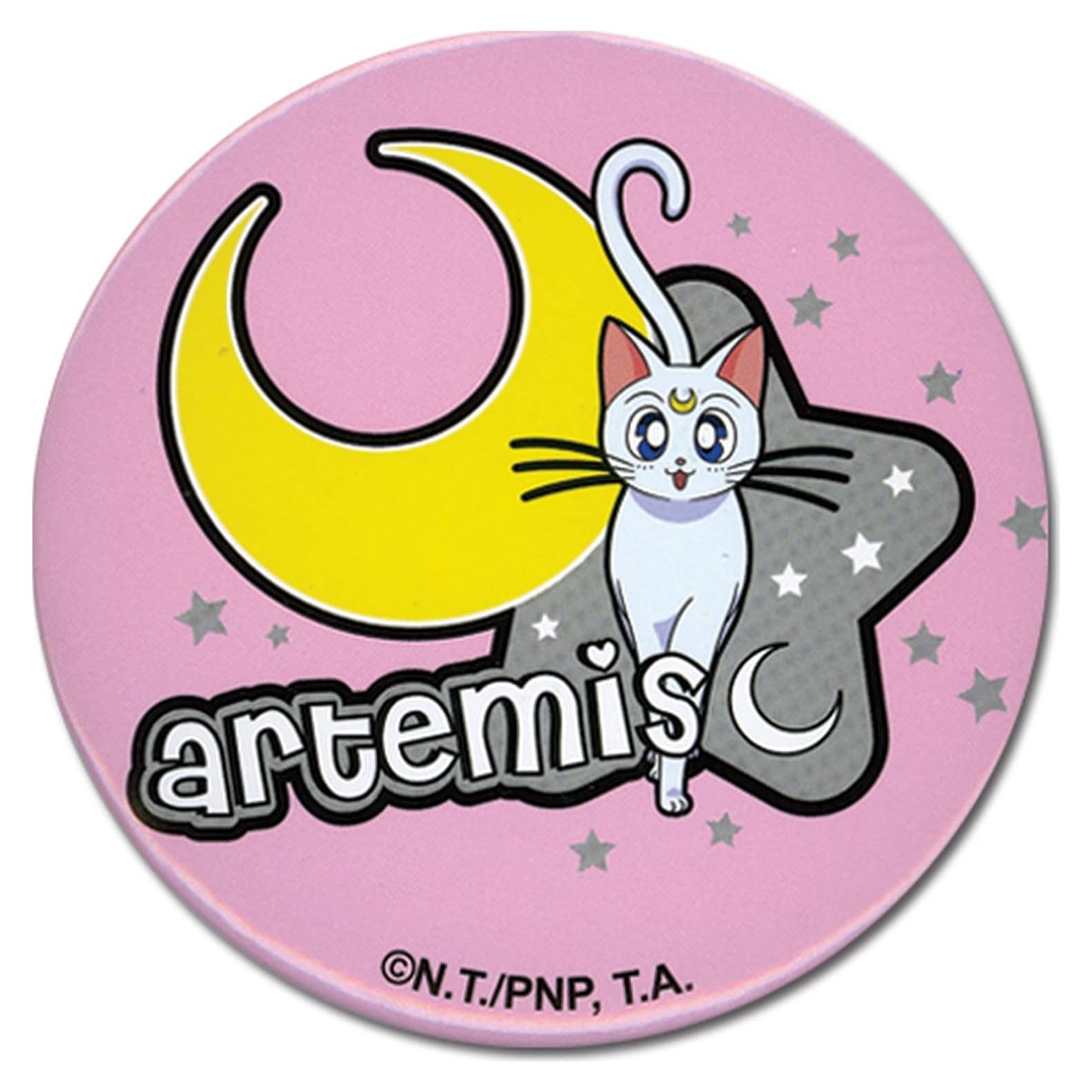 Botón Sailor Moon Artemis Gran Entretenimiento 3.18 cm