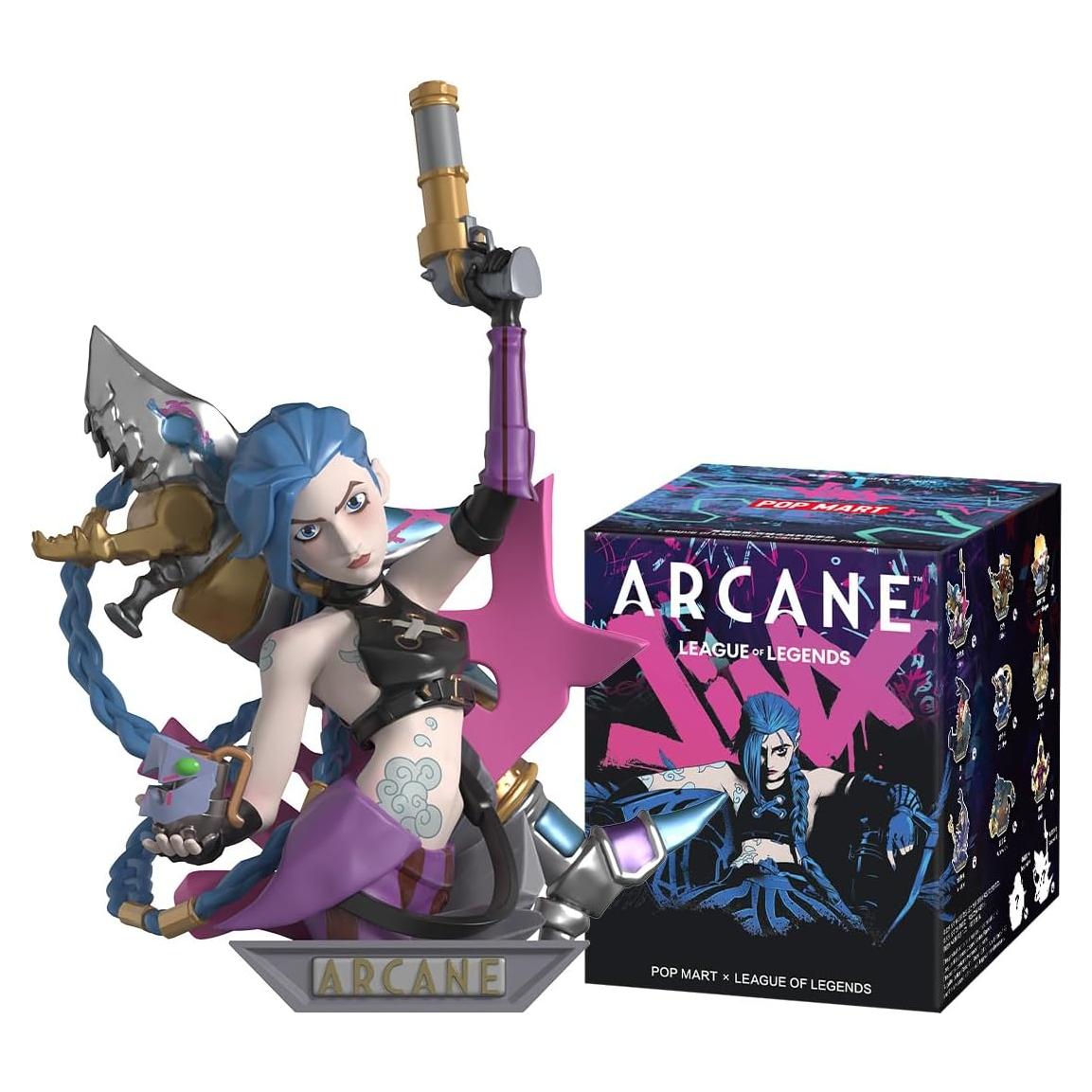 Figuras de Acción POP MART League of Legends Arcane - Caja Sorpresa