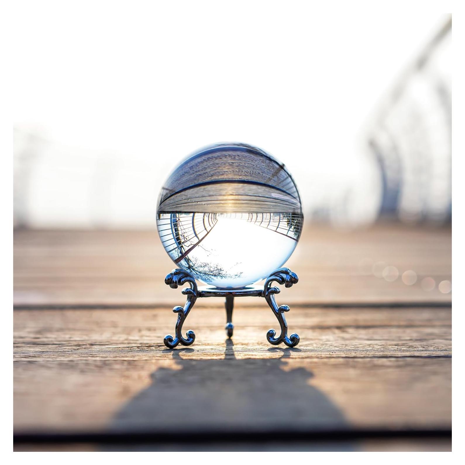 Bola de Cristal K9 Clara 60mm ZEERSHEE con Soporte para Fotografía