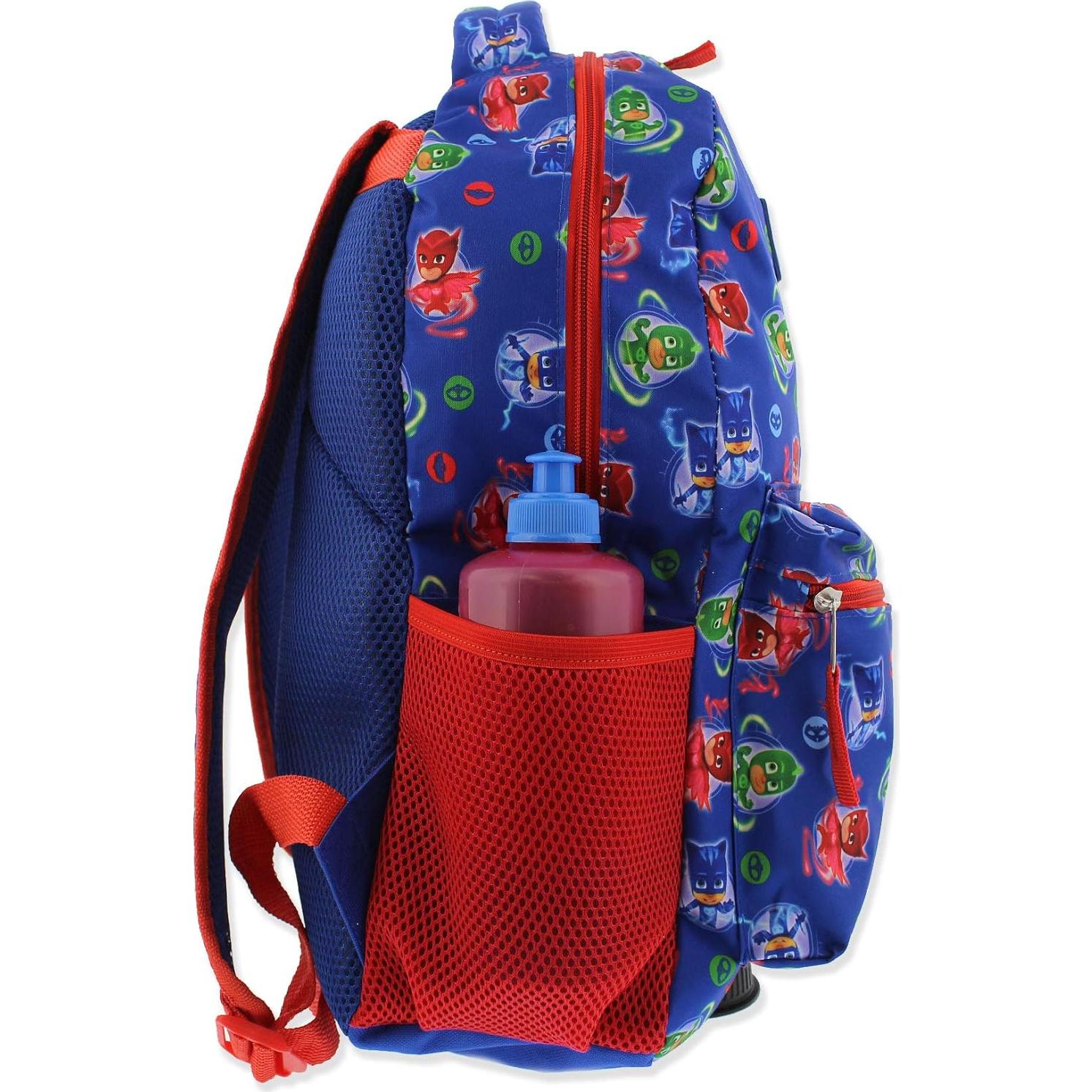 Mochila Escolar PJ Masks Disney 40.6x30.5 cm para Niños