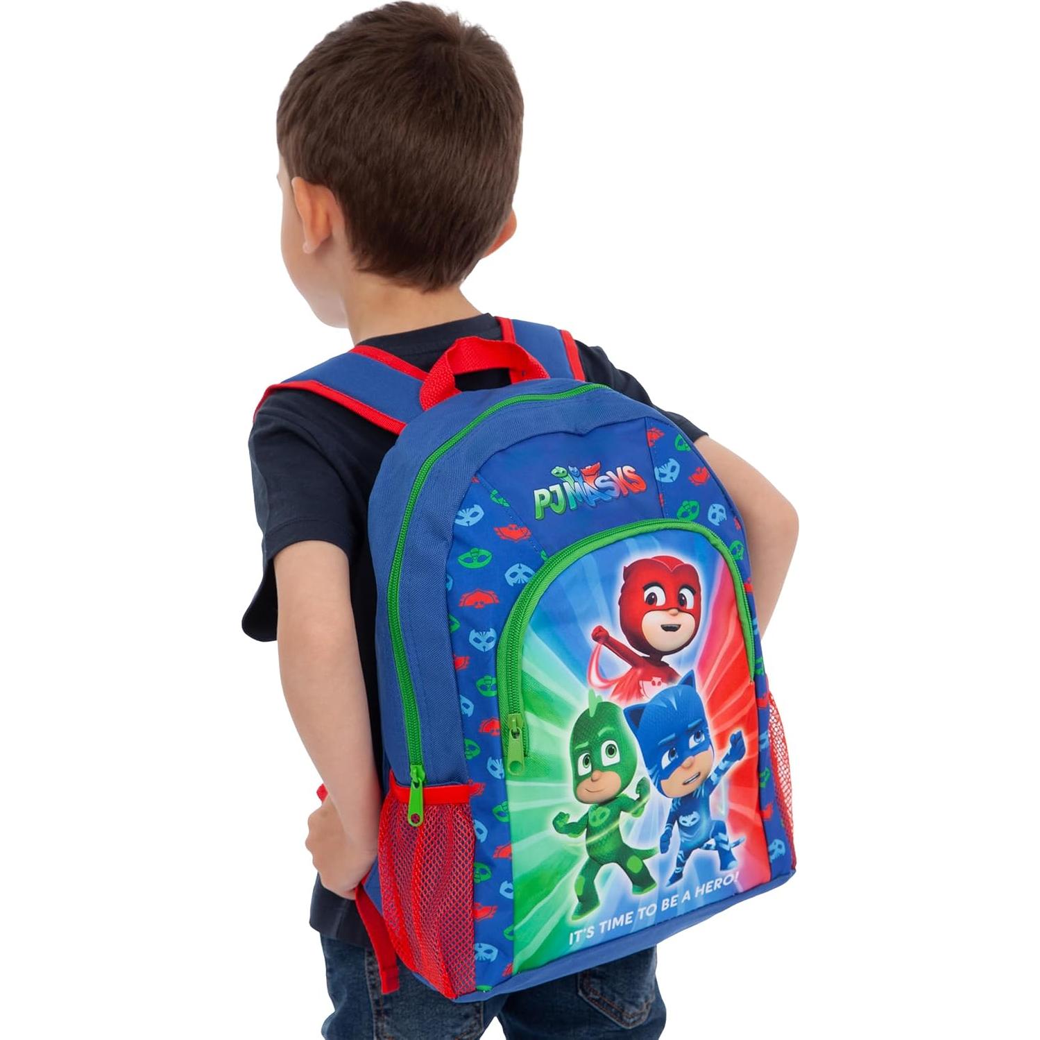 Mochila Infantil PJ Masks Catboy Owlette Gekko 37x27x8cm