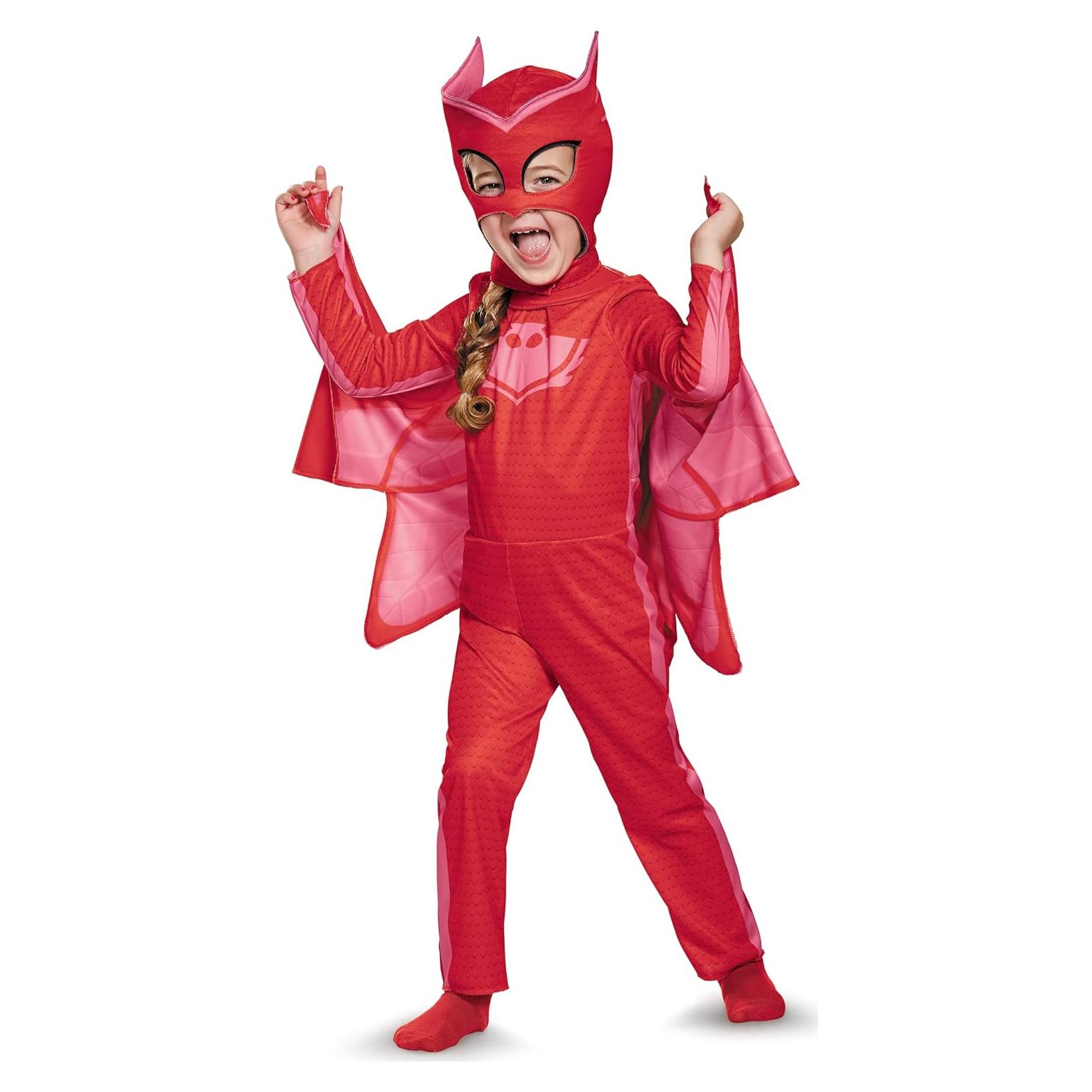 Disfraz Owlette PJ Masks para Niñas 4-6 Años - Rojo