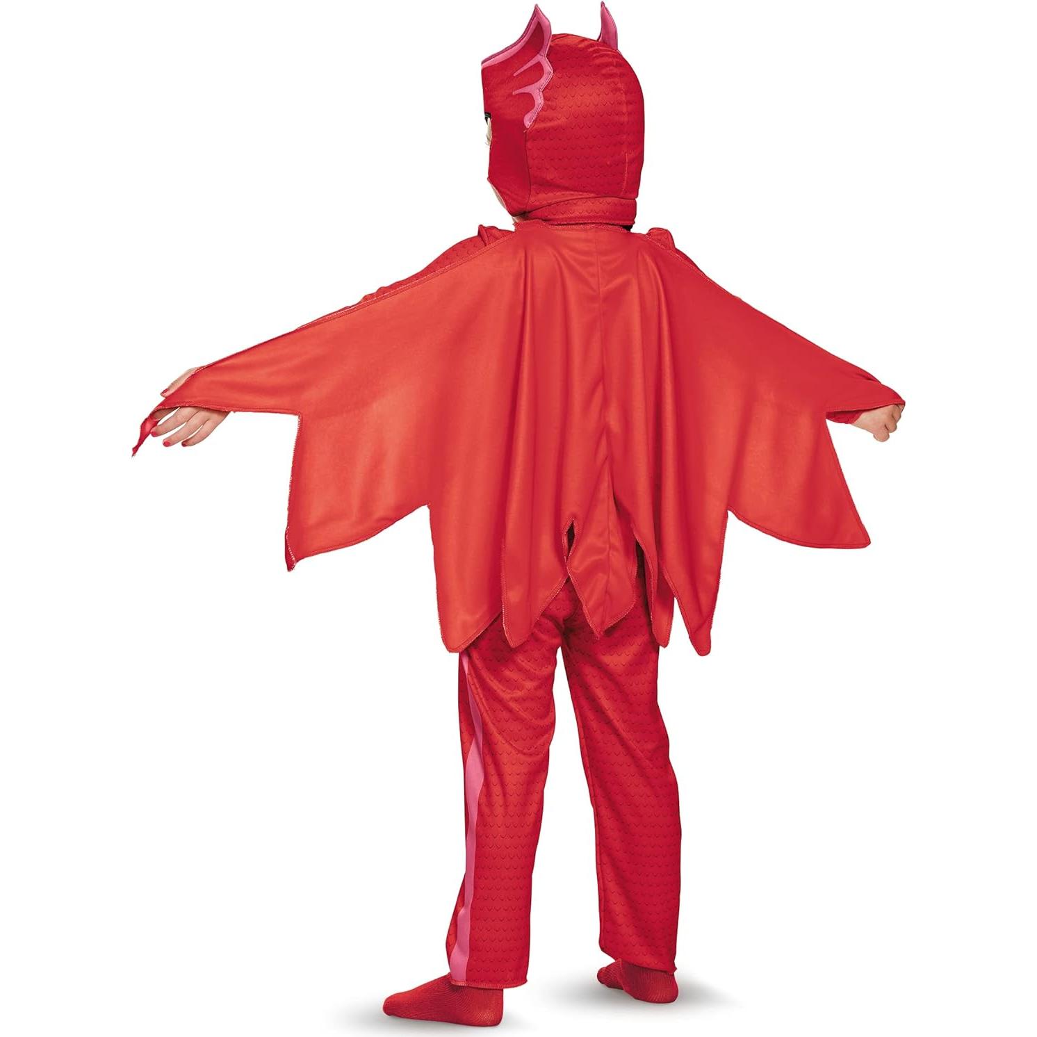 Disfraz Owlette PJ Masks para Niñas 4-6 Años - Rojo