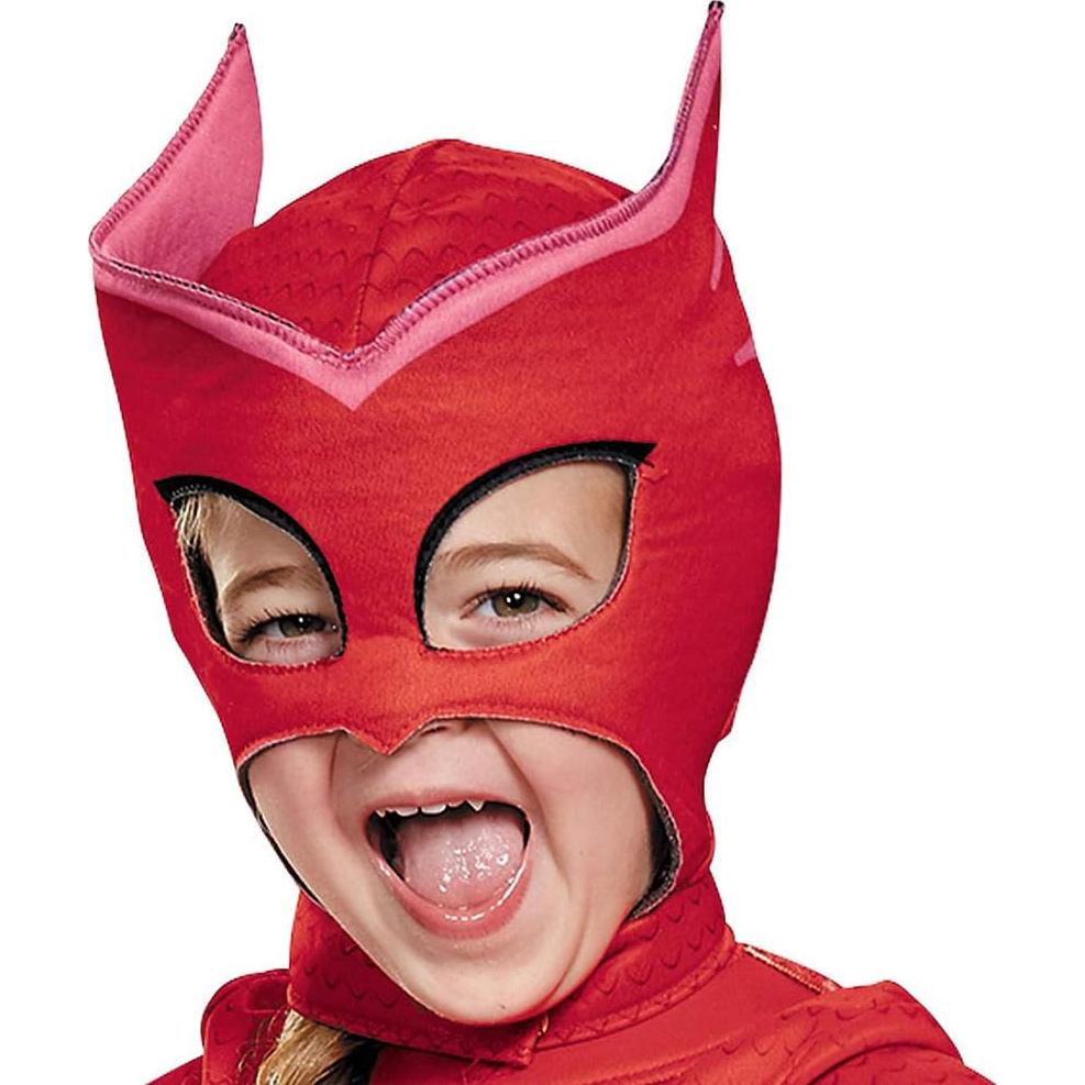Disfraz Owlette PJ Masks para Niñas 4-6 Años - Rojo