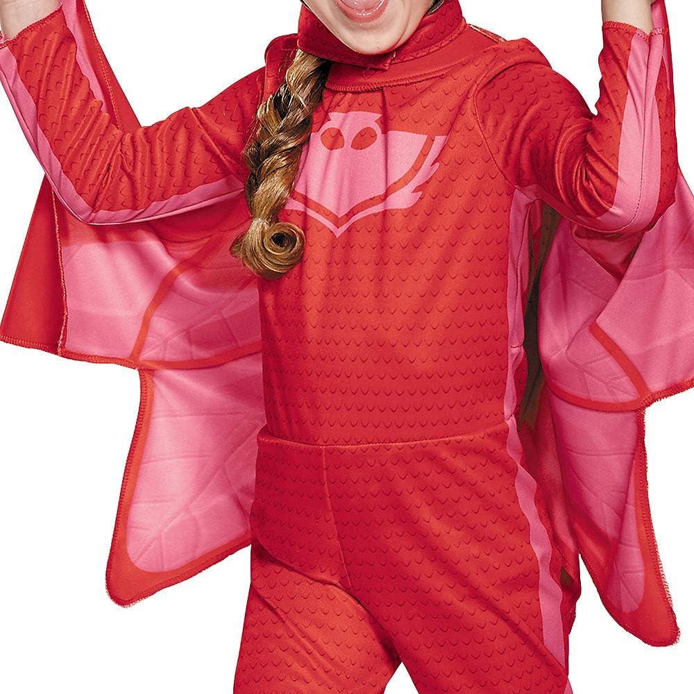 Disfraz Owlette PJ Masks para Niñas 4-6 Años - Rojo