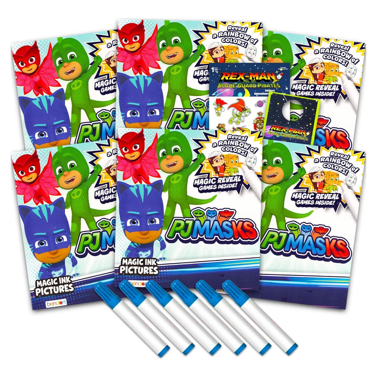 Conjunto de Libros para Colorear PJ Masks - 6 Mini Libros