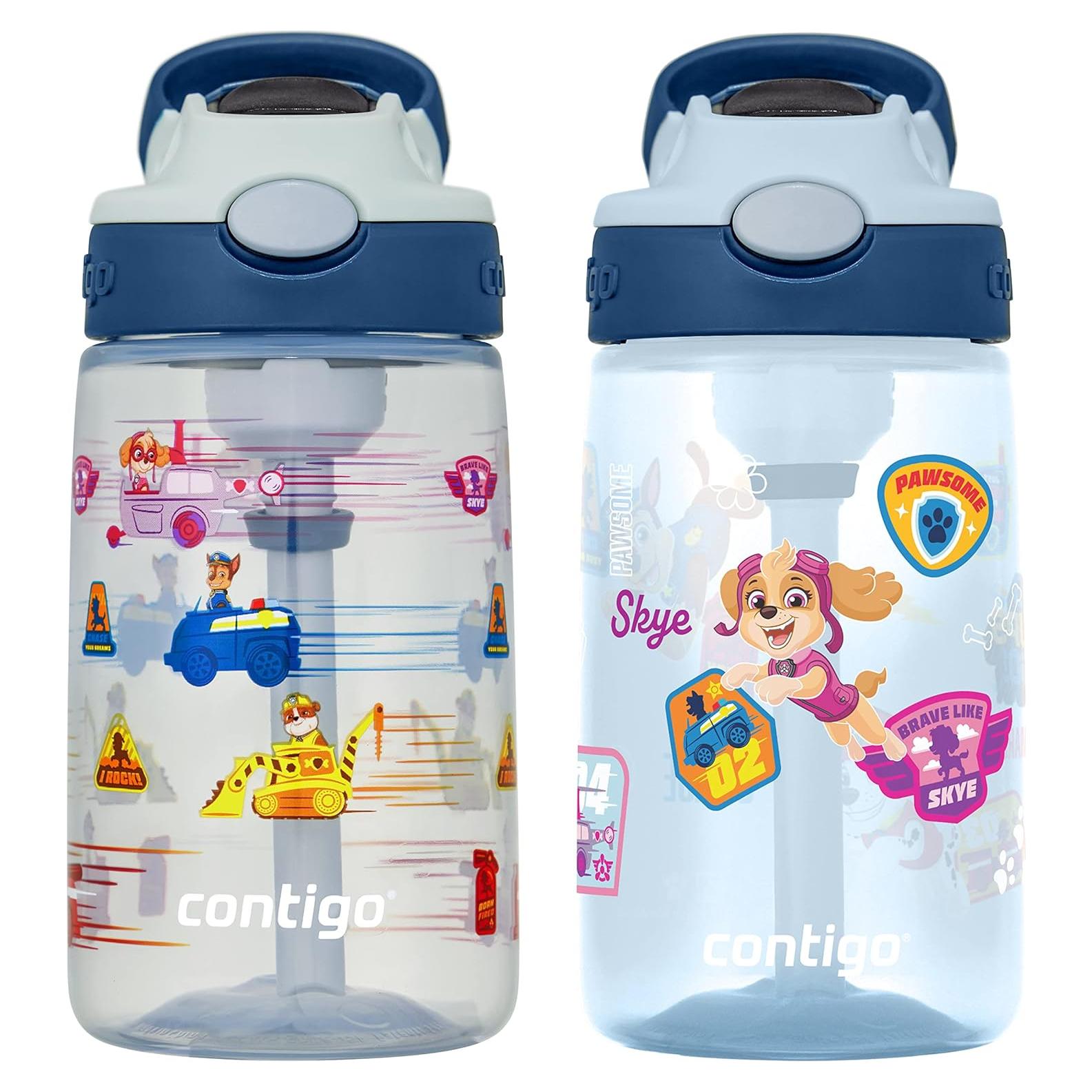 Botellas de Agua Contigo Patrulla Canina 14oz Paquete de 2