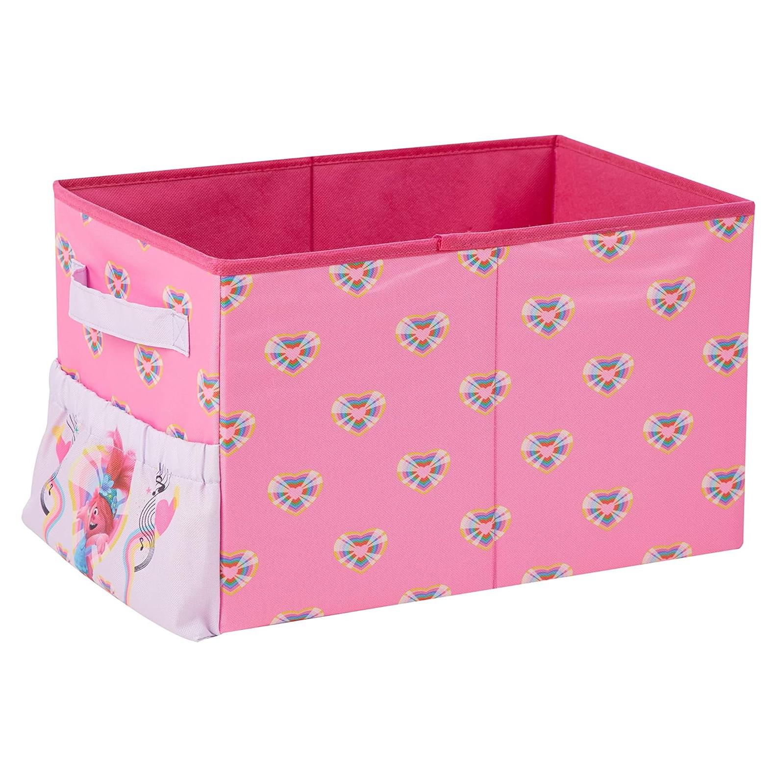 Contenedor de Almacenamiento Plegable Trolls Idea Nuova 38x25x22cm