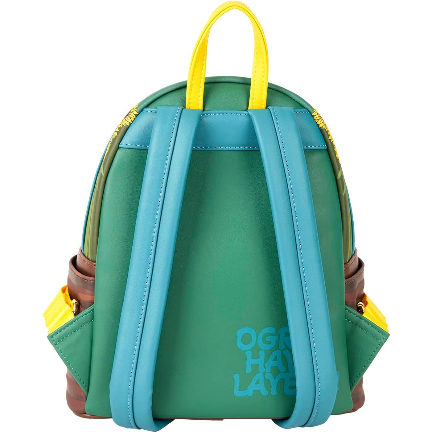 Mochila Mini Loungefly Shrek Cuero Vegano 22.86x26.67cm